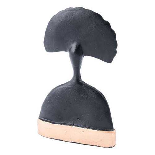 Contemporary Dark Bronze Lady Sculpture