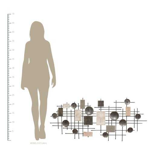 Distressed Industrial Metal and Wood Wall Decor