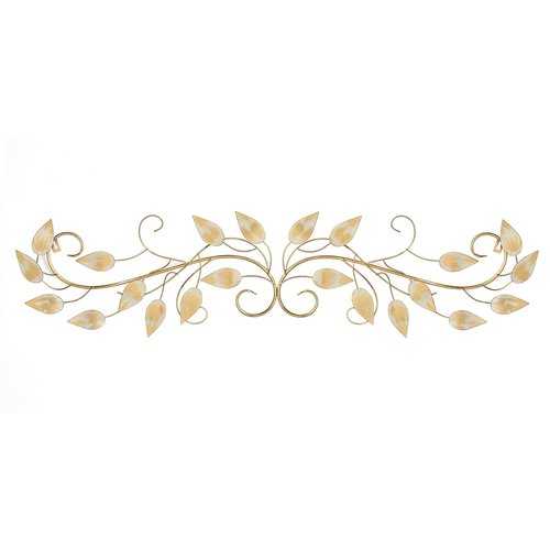 Brushed Gold Over The Door Metal Wall Decor