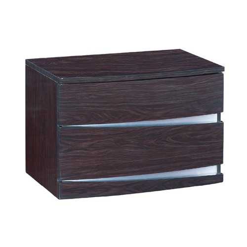 16.5" Exquisite Wenge High Gloss Nightstand