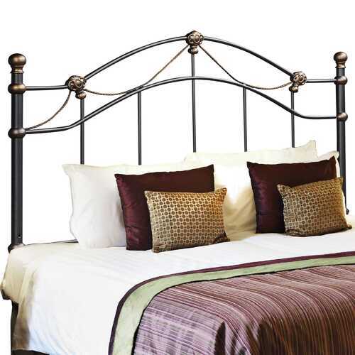 114" x 101" BlackwithFullwithQueen Size  HeadboardwithFootboard