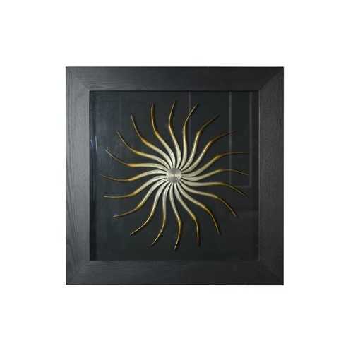 26" x 2" x 35" Black, Wood And Glass - Shadow Box