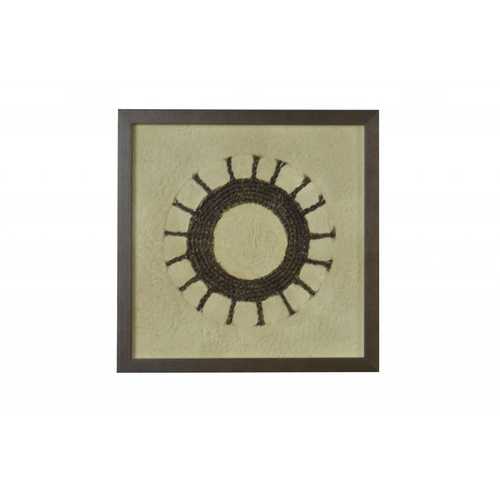 5" x 16" Brown, Wood And Glass - Shadow Box