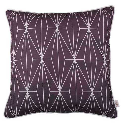 18"x 18" Flower Square Shadows Decorative Throw Pillow Cover