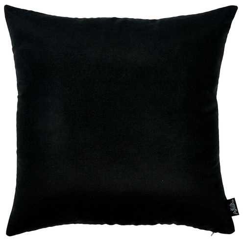 18"x18" Black Honey Decorative Throw Pillow Cover 2 pcs in set