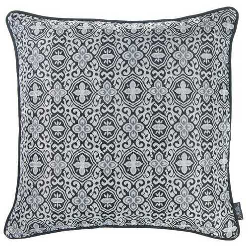 17"x 17" Grey Jacquard Aristo Decorative Throw Pillow Cover