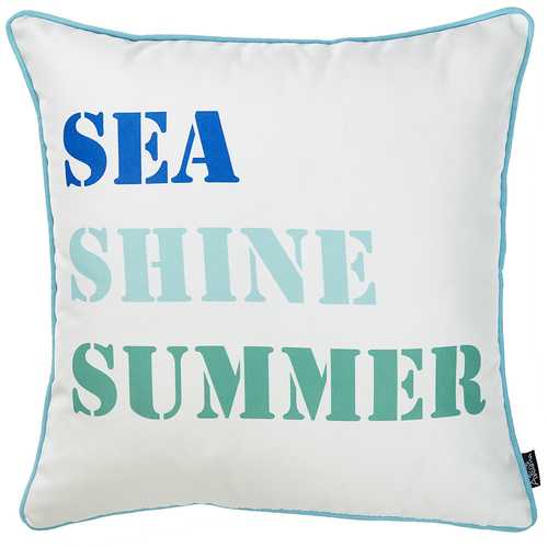 18"x18" Marine Sea Shine Decorative Throw Pillow Cover Printed