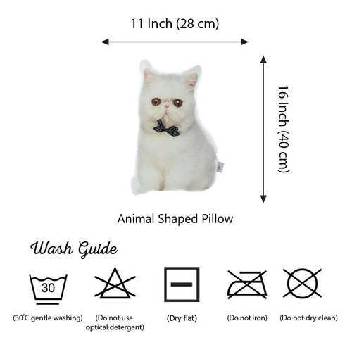 Persian Cat Shape Filled Pillow,Animal Shaped Pillow