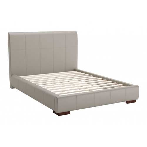 62.2" x 83.9" x 43.5" Gray, Leatherette, Plywood, MDF, Full Bed
