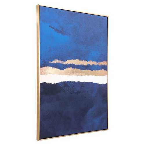 32.7" x 1.7" x 48.4" Multicolor, Pine Wood, Horizon Canvas