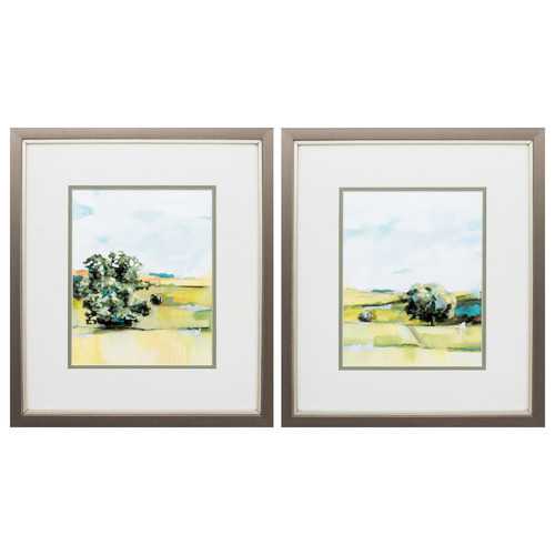 14" X 16" Metallic Bronze Frame Valley Breeze (Set of 2)