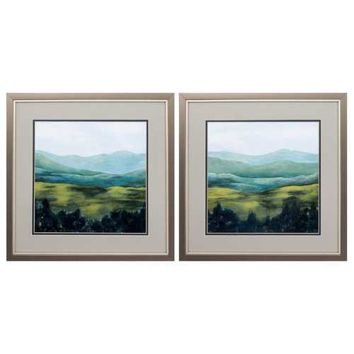 17" X 17" Metallic Bronze Frame Open Valley (Set of 2)