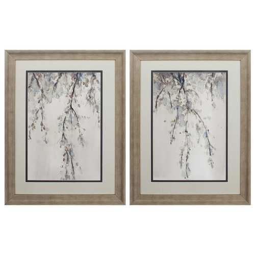 26" X 34" Champagne Color Frame  Casual Shade (Set of 2)