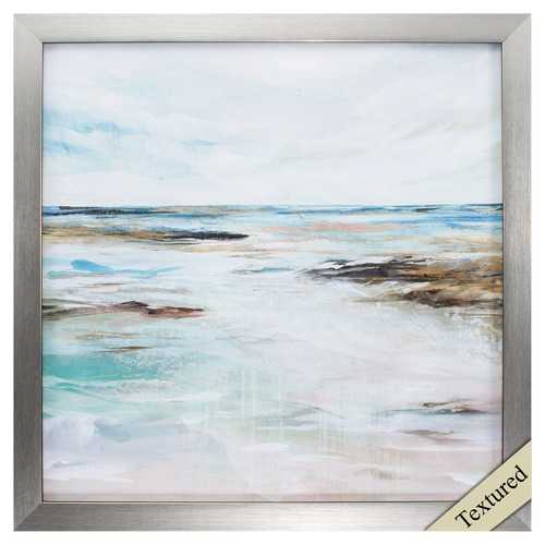 29" X 29" Silver Frame Midnight Clear I