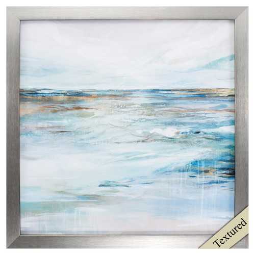 29" X 29" Silver Frame Midnight Clear II