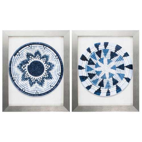 18" X 22" Silver Frame Kupendeza Ajabu (Set of 2)
