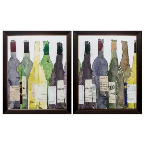 19" X 23" Brown Frame Best Of The Factory (Set of 2)