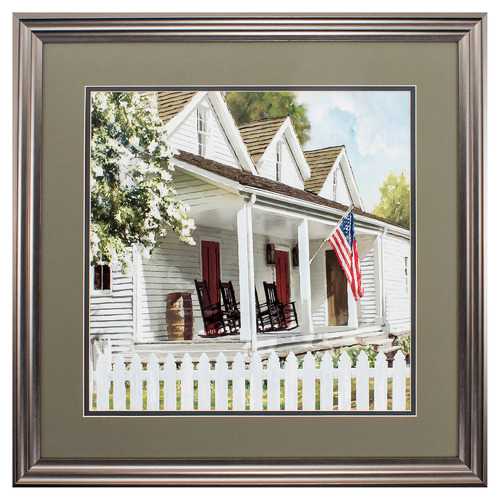 29" X 29" Gunmetal Gray Frame American Porch