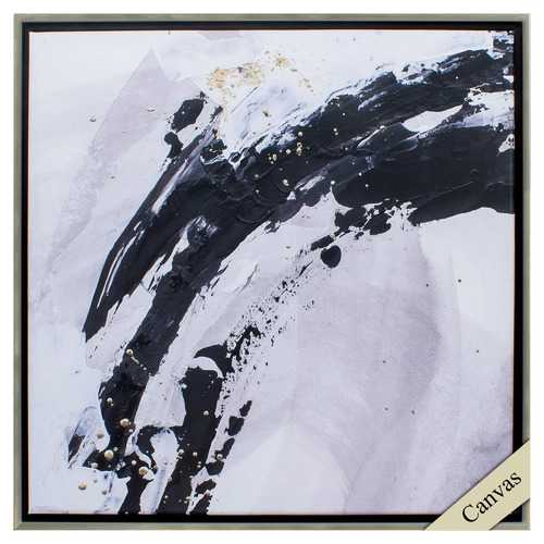 30" X 30" Silver Frame Galaxy I