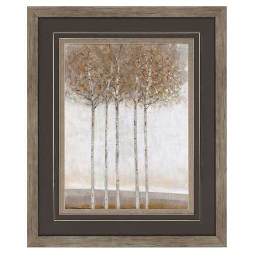 29" X 35" Woodtoned Frame Early Fall II