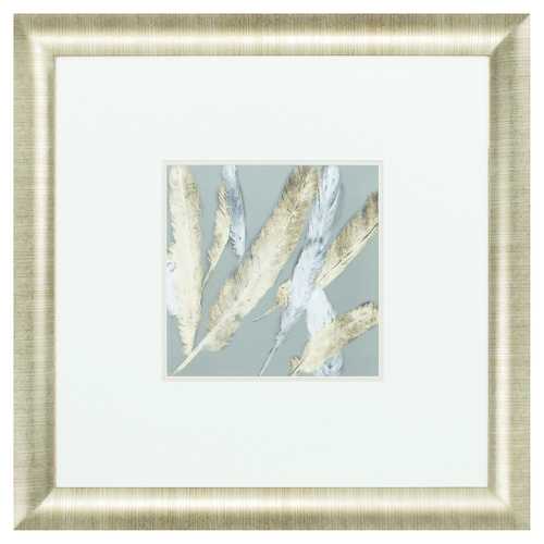 28" X 28" Gold Frame Icarus I