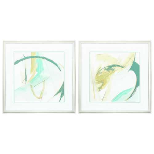 26" X 26" Champagne Gold Color Frame  Vertigo Note (Set of 2)