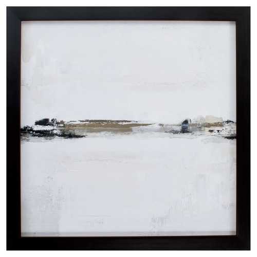 27" X 27" Woodtoned Frame Gold Horizon