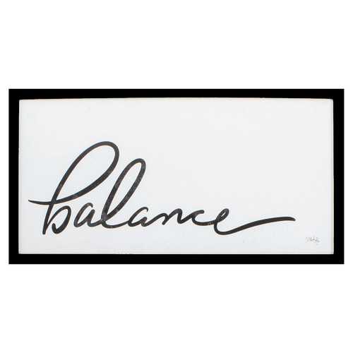 25" X 13" Silver Frame Balance