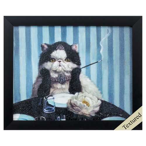 11" X 9" Black Frame Breakfast At Tiffanys