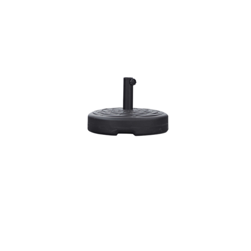 18" X 18" X 5" Black Water Injection Umbrella Base
