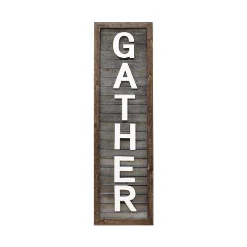Galvanized Metal "Gather" Wood Wall Panel