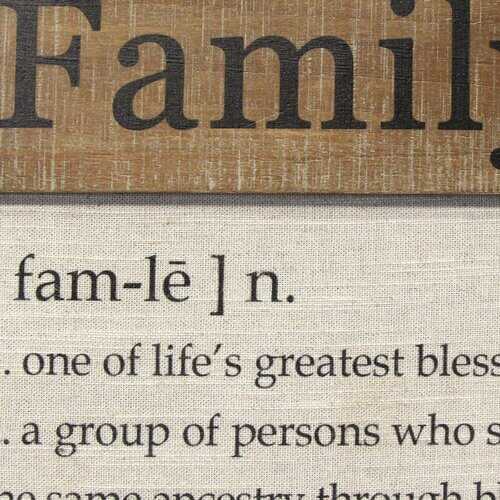 Family Definition Hanging Wall Art