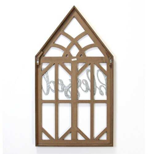 Blessed Window Shape Wood Framed Wall Art