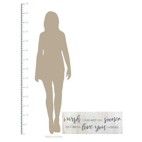 Bold Love You Longer Oversized Wall Art