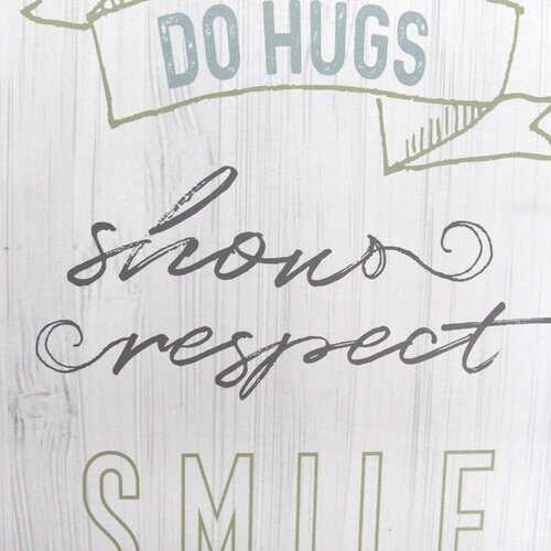 Farmhouse Chic In This House Oversized Wall Art