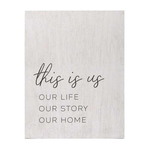 Life Story Home Oversized Wall Decor