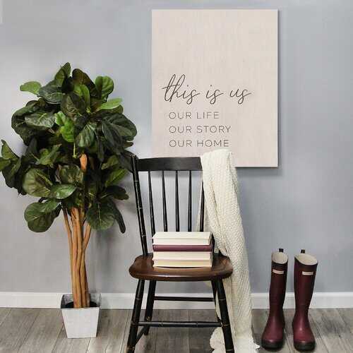 Life Story Home Oversized Wall Decor