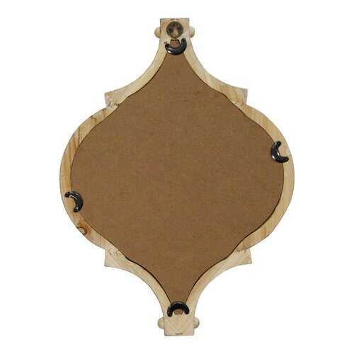 Bohemian Chic Moroccan Inspired Wood Wall Mirror