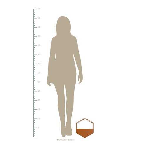 Orange Metal Wall Planter