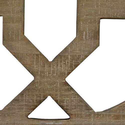 Celtic Design Wood Medallion Wall Art Brown