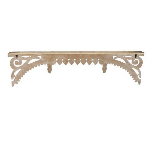 Distressed Vintage Wood Wall Shelf
