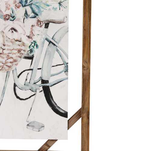 Pastel Shabby-Chic Bike Framed Wall Art
