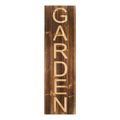 Carved "Garden" Wood Panel Wall Decor