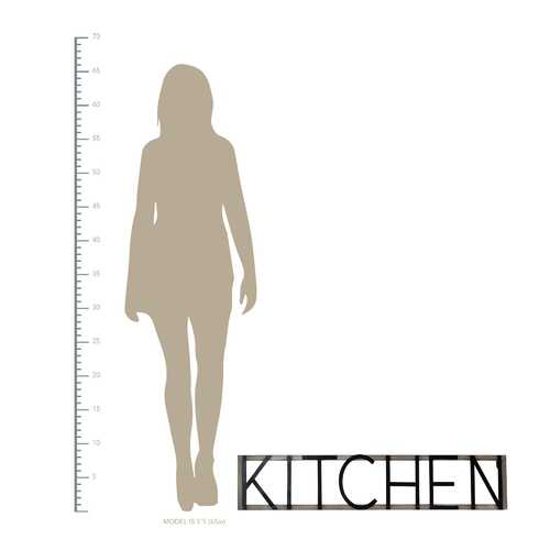 Metal Kitchen Sign Wall Decor