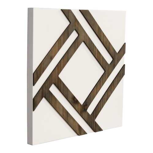 S/4 Handcrafted Wood & Metal Accent Wall Decor