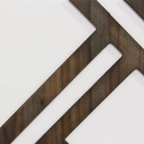 S/4 Handcrafted Wood & Metal Accent Wall Decor