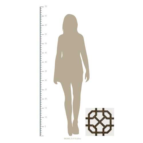 S/4 Handcrafted Wood & Metal Accent Wall Decor