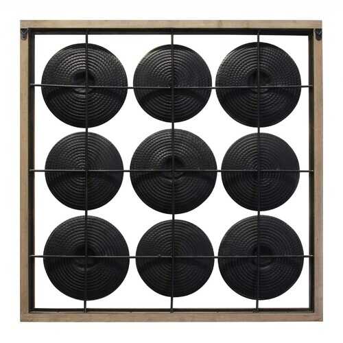 Matte Textured & Wood Framed Plates