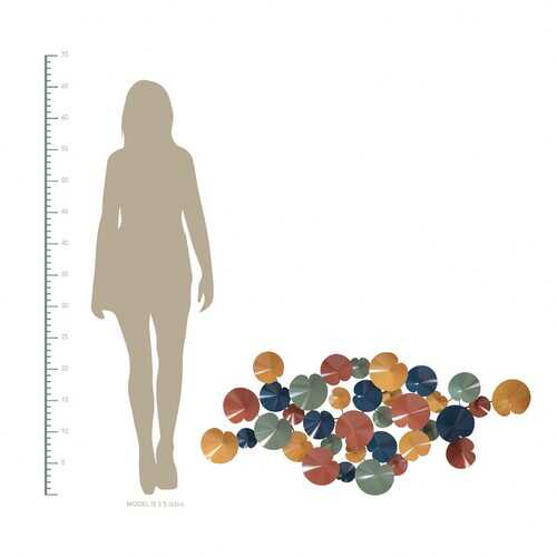 Color Pop Abstract Metal Centerpiece