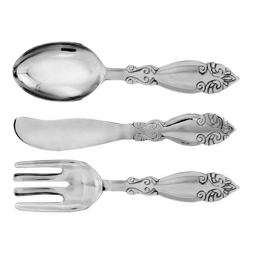 Set of Three Silver Cutlery Wall Dcor